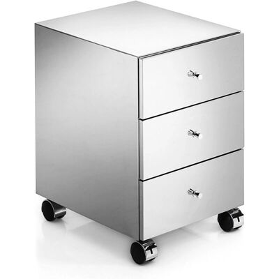 Lineabeta - Runner 3 Schubladen - polierter Stahl - Stand schrank Lineabeta - Runner 3 Schubladen - polierter Stahl - Stand schrank