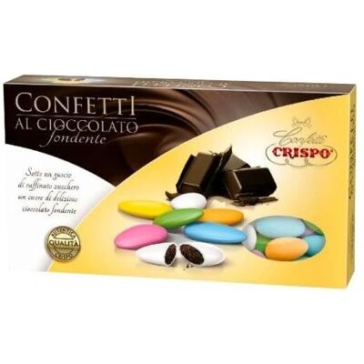 Confetti Crispo Cuore di Cioccolato Fondente 1kg Confetti Crispo Cuore di Cioccolato Fondente 1kg