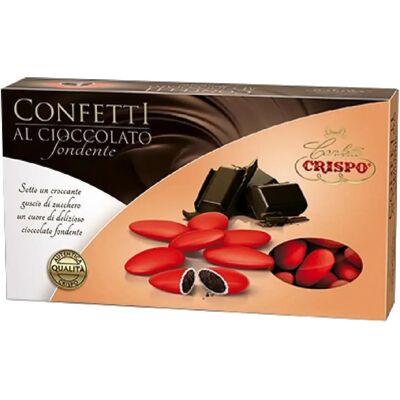 Crispo Confetti al Cioccolato Rosso 1Kg - Confetti Crispo Confetti al Cioccolato Rosso 1Kg - Confetti