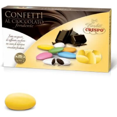 Confetti gialli al cioccolato fondente - 1kg Confetti gialli al cioccolato fondente - 1kg