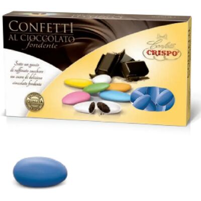 Confetti al cioccolato blu Crispo - 1kg Confetti al cioccolato blu Crispo - 1kg