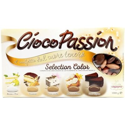 Crispo Confettis - Assortiment Chocolat au Lait et Blanc Marron 1kg - Publicité Crispo Confettis - Assortiment Chocolat au Lait et Blanc Marron 1kg - Publicité