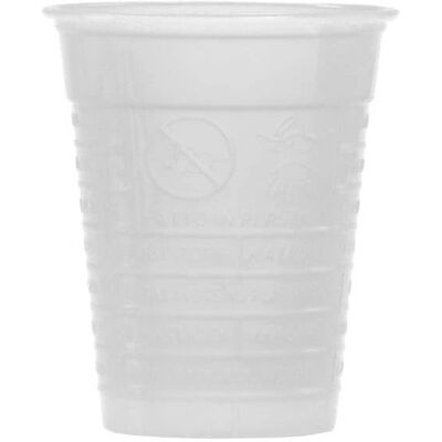 Dopla 80cc Vita Plastmuggar - Engångs Dopla 80cc Vita Plastmuggar - Engångs
