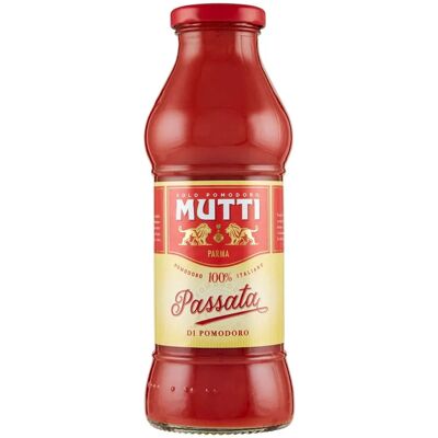 Passata de Tomate Mutti - 400g - Végétalien, Sans Gluten - Publicité Passata de Tomate Mutti - 400g - Végétalien, Sans Gluten - Publicité