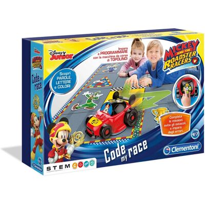 Clementoni Mickey's Code My Race - Jouet Éducatif - Publicité Clementoni Mickey's Code My Race - Jouet Éducatif - Publicité