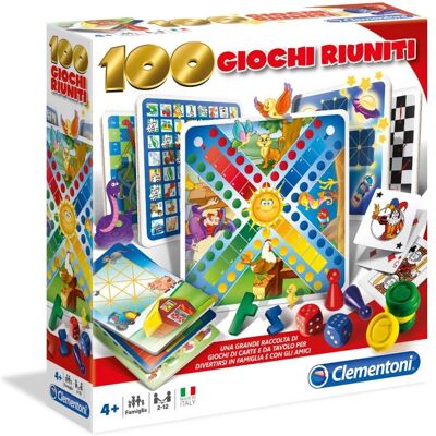 Clementoni 12952 Gioco da Tavolo e Carte per la Famiglia - Collezione di 100 Giochi Clementoni 12952 Gioco da Tavolo e Carte per la Famiglia - Collezione di 100 Giochi