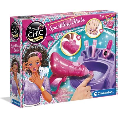 Clementoni Crazy Chic - Ongles Étincelants - Kit de Manucure - Publicité Clementoni Crazy Chic - Ongles Étincelants - Kit de Manucure - Publicité
