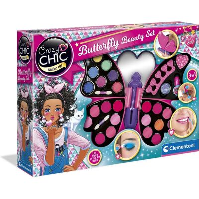 Set di bellezza farfalla Crazy Chic Clementoni 4 in 1 Set di bellezza farfalla Crazy Chic Clementoni 4 in 1