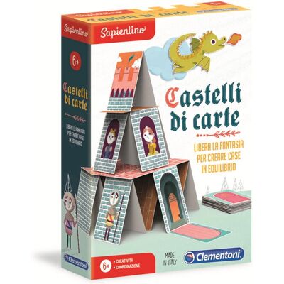 Clementoni Modèle - Jeu de châteaux de cartes créatif - Jouet éducatif - Publicité Clementoni Modèle - Jeu de châteaux de cartes créatif - Jouet éducatif - Publicité
