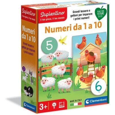 Clementoni Modello 16310 - Gioco educativo numeri 1-10 Clementoni Modello 16310 - Gioco educativo numeri 1-10