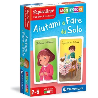 Clementoni - Montessori Kartenspiel - Lernen ab 2 Jahren Clementoni - Montessori Kartenspiel - Lernen ab 2 Jahren