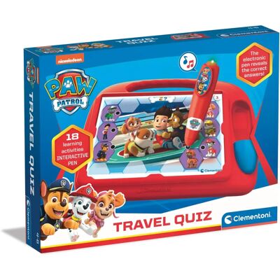 Clementoni - 16335 - Podróżny quiz Paw Patrol - Zabawki edukacyjne - Wielojęzyczne - Włochy Clementoni - 16335 - Podróżny quiz Paw Patrol - Zabawki edukacyjne - Wielojęzyczne - Włochy