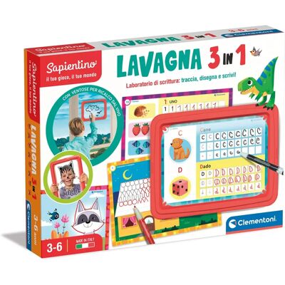 Clementoni Sapientino Tableau Blanc 3-en-1 - Jouet Educatif - Publicité Clementoni Sapientino Tableau Blanc 3-en-1 - Jouet Educatif - Publicité