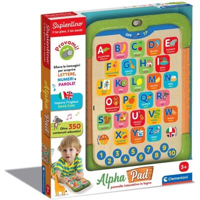Clementoni - Sapientino - Alpha Pad interaktives Lernspielzeug Clementoni - Sapientino - Alpha Pad interaktives Lernspielzeug