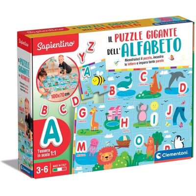 Clementoni 16437 Puzzle dell'Alfabeto - Puzzle Educativo da Pavimento 24 pezzi Clementoni 16437 Puzzle dell'Alfabeto - Puzzle Educativo da Pavimento 24 pezzi