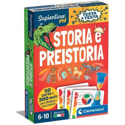 Clementoni Sapientino Préhistoire Quiz - Jeu Éducatif - Publicité Clementoni Sapientino Préhistoire Quiz - Jeu Éducatif - Publicité