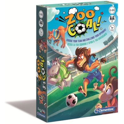 Clementoni 16570 Jouet actif/de compétence - Zoo Goal - Fabriqué en Italie - Jeu de société - Jeu de cartes familial - À partir de 6 ans - Publicité Clementoni 16570 Jouet actif/de compétence - Zoo Goal - Fabriqué en Italie - Jeu de société - Jeu de cartes familial - À partir de 6 ans - Publicité