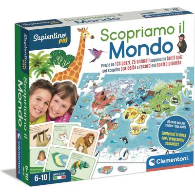 Clementoni Sapientino Più 16597 - Brettspiel Geografie Lernen Clementoni Sapientino Più 16597 - Brettspiel Geografie Lernen