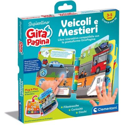 Clementoni Modello 16646 Sapientino Giocattolo Educativo - Veicoli e Professioni Clementoni Modello 16646 Sapientino Giocattolo Educativo - Veicoli e Professioni