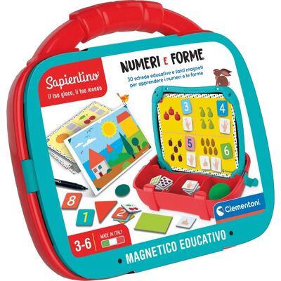 Ensemble Éducatif Magnétique Clementoni Baby - Nombres et Formes - Publicité Ensemble Éducatif Magnétique Clementoni Baby - Nombres et Formes - Publicité