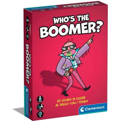 Clementoni Chi è il Boomer? Gioco da tavolo - Festa Clementoni Chi è il Boomer? Gioco da tavolo - Festa