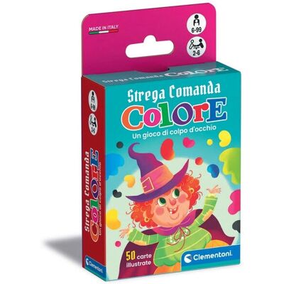 Clementoni - Jeu de Société Éducatif Strega Comanda Colore - Publicité Clementoni - Jeu de Société Éducatif Strega Comanda Colore - Publicité