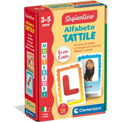 Clementoni - Montessori Lernkarten Taktiles Alphabet Clementoni - Montessori Lernkarten Taktiles Alphabet