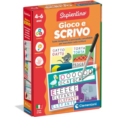 Clementoni - Gioco e Scrivo - Giocattolo Educativo Clementoni - Gioco e Scrivo - Giocattolo Educativo