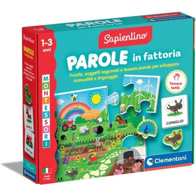 Clementoni Montessori Parole In Fattoria - Gioco Educativo Clementoni Montessori Parole In Fattoria - Gioco Educativo
