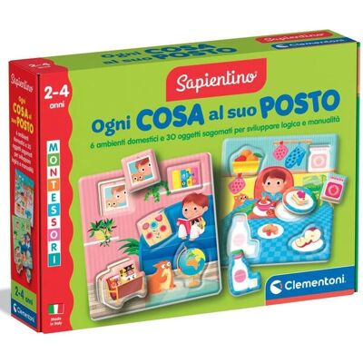Clementoni 16866 Montessori Edukacyjna Zabawka - Umiejętności manualne i język Clementoni 16866 Montessori Edukacyjna Zabawka - Umiejętności manualne i język