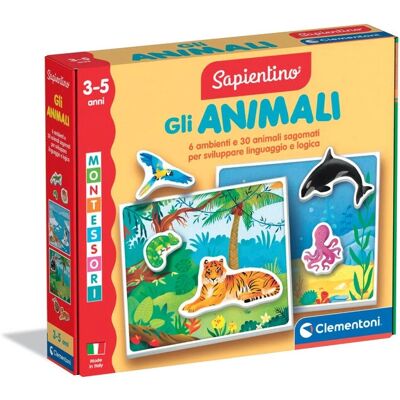 Clementoni Montessori - Dieren - Educatief Spel Clementoni Montessori - Dieren - Educatief Spel