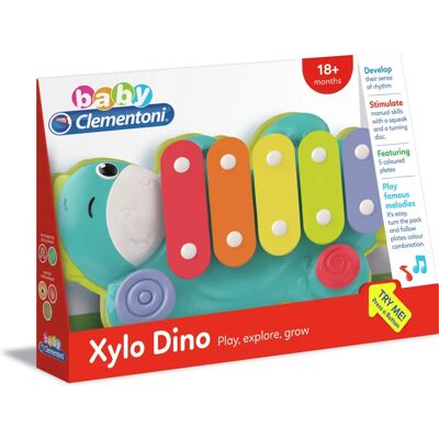Clementoni Xylo Dino - Flerfärgat musikinstrument för barn 1,5+ - Xylofon Clementoni Xylo Dino - Flerfärgat musikinstrument för barn 1,5+ - Xylofon