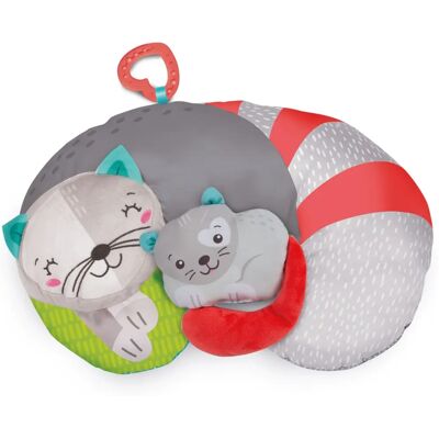 Clementoni 17278 Almofada de bebê - Suporte multicolorido para brincadeiras precoces Clementoni 17278 Almofada de bebê - Suporte multicolorido para brincadeiras precoces