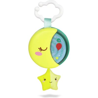 Clementoni Schlafender Mond Baby Spielzeug - Plüsch Musik-Nachtlicht für Neugeborene Clementoni Schlafender Mond Baby Spielzeug - Plüsch Musik-Nachtlicht für Neugeborene