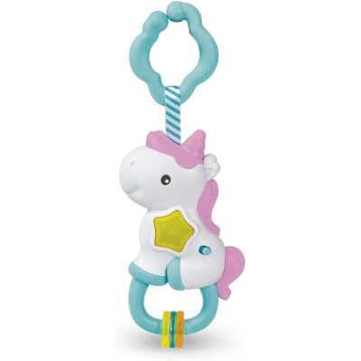 Clementoni Einhorn Baby Rassel - Musikalisches Interaktives Spielzeug für 3+ Monate Clementoni Einhorn Baby Rassel - Musikalisches Interaktives Spielzeug für 3+ Monate