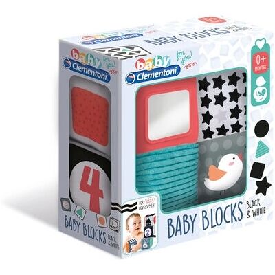 Clementoni Klocki Dla Niemowląt - Baby For You - Czarnobiały Clementoni Klocki Dla Niemowląt - Baby For You - Czarnobiały