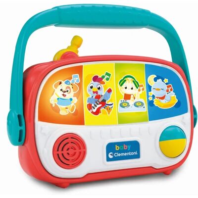 Clementoni Baby Radio - Interaktivt djurljud och musikleksak Clementoni Baby Radio - Interaktivt djurljud och musikleksak