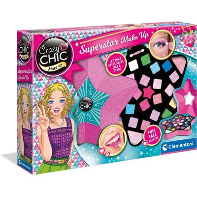Sada make-up hvězda Clementoni - Kreativní a Kompaktní Sada make-up hvězda Clementoni - Kreativní a Kompaktní