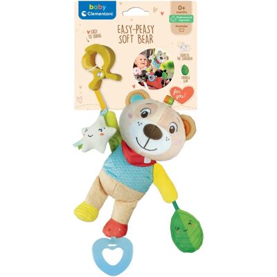 Clementoni 17708 Plush Bear - Stuffed Toy for Babies & Toddlers Clementoni 17708 Plush Bear - Stuffed Toy for Babies & Toddlers