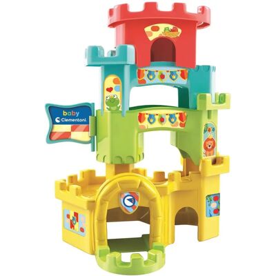 Clementoni 17725 Baby Bauklotzspielzeug - Drop & Roll Schloss Clementoni 17725 Baby Bauklotzspielzeug - Drop & Roll Schloss