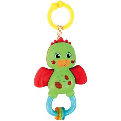 Clementoni Kleine Draak Rammelaar - Baby, Peuter speelgoed - Zacht & Sensorisch - Gemaakt in Italië Clementoni Kleine Draak Rammelaar - Baby, Peuter speelgoed - Zacht & Sensorisch - Gemaakt in Italië