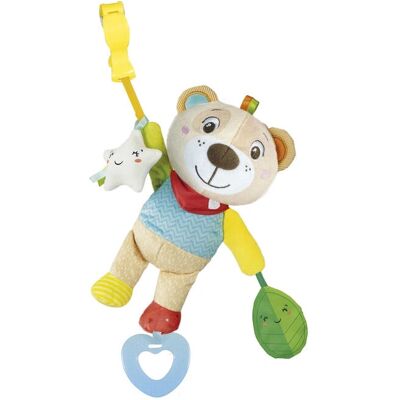 Clementoni Bär Plüschtier - Baby Beißring, 18x34x7.5cm Clementoni Bär Plüschtier - Baby Beißring, 18x34x7.5cm