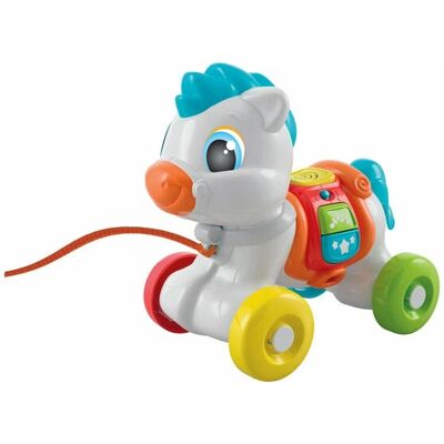 Clementoni Baby Pony Brinquedo de empurrar e puxar - Jogo Educativo Clementoni Baby Pony Brinquedo de empurrar e puxar - Jogo Educativo