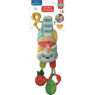 Clementoni Baby Plüsch Waschbär - Weiches Spielzeug zum Aufhängen Clementoni Baby Plüsch Waschbär - Weiches Spielzeug zum Aufhängen