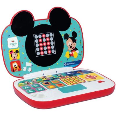 Clementoni Mickey Baby Laptop Edukacyjny - Elektroniczna Zabawka Edukacyjna Clementoni Mickey Baby Laptop Edukacyjny - Elektroniczna Zabawka Edukacyjna