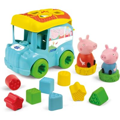 Clementoni Peppa Pig Formsorteringsbuss - Leksak Clementoni Peppa Pig Formsorteringsbuss - Leksak