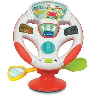 Clementoni Turn and Drive Activity Wheel - Baby Interactive Toy Clementoni Turn and Drive Activity Wheel - Baby Interactive Toy