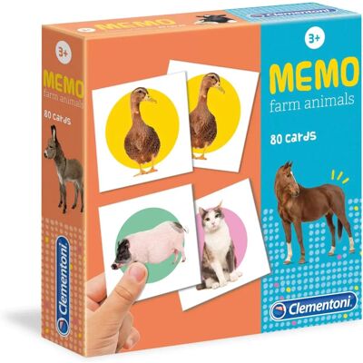 Clementoni Modello 18076 Gioco di Memoria Animali della Fattoria - Gioco Educativo per Bambini Clementoni Modello 18076 Gioco di Memoria Animali della Fattoria - Gioco Educativo per Bambini