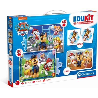 Clementoni Edukit Paw Patrol - Coffret d'activités préscolaires 4 en 1 - Italie Clementoni Edukit Paw Patrol - Coffret d'activités préscolaires 4 en 1 - Italie