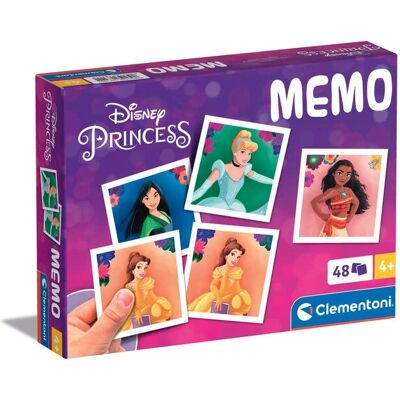 Clementoni Memo Princess 2024 - Korttipeli - Disney Prinsessat Clementoni Memo Princess 2024 - Korttipeli - Disney Prinsessat